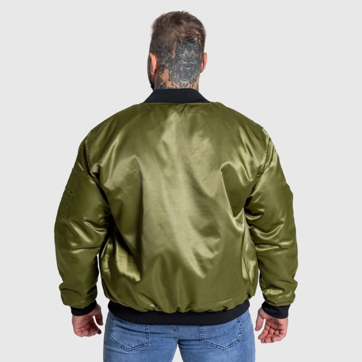 Bomber bunda Iron Aesthetics Maverick, zelená · záber 5