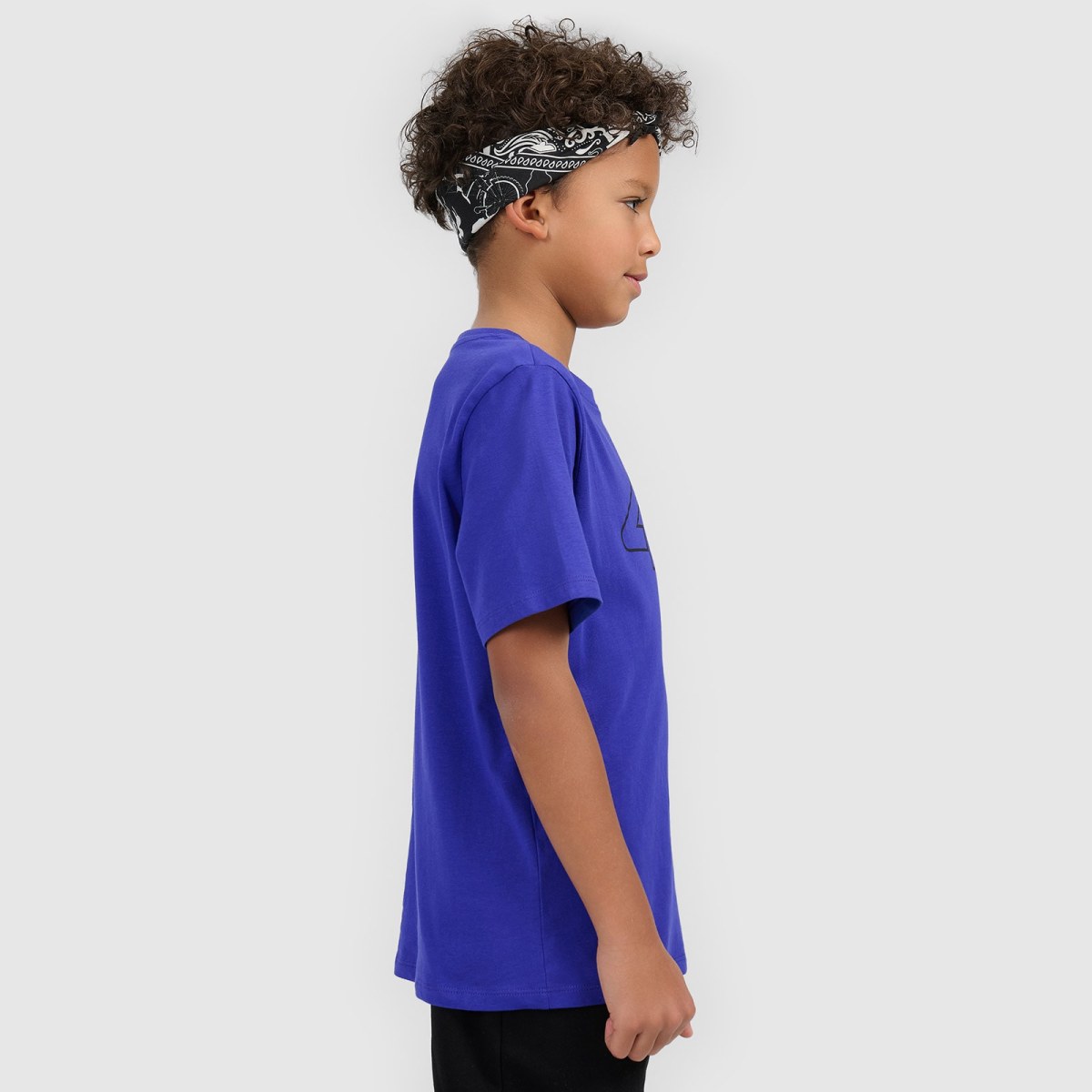T-shirt regular s potlačou chlapčenský - modrý · záber 4