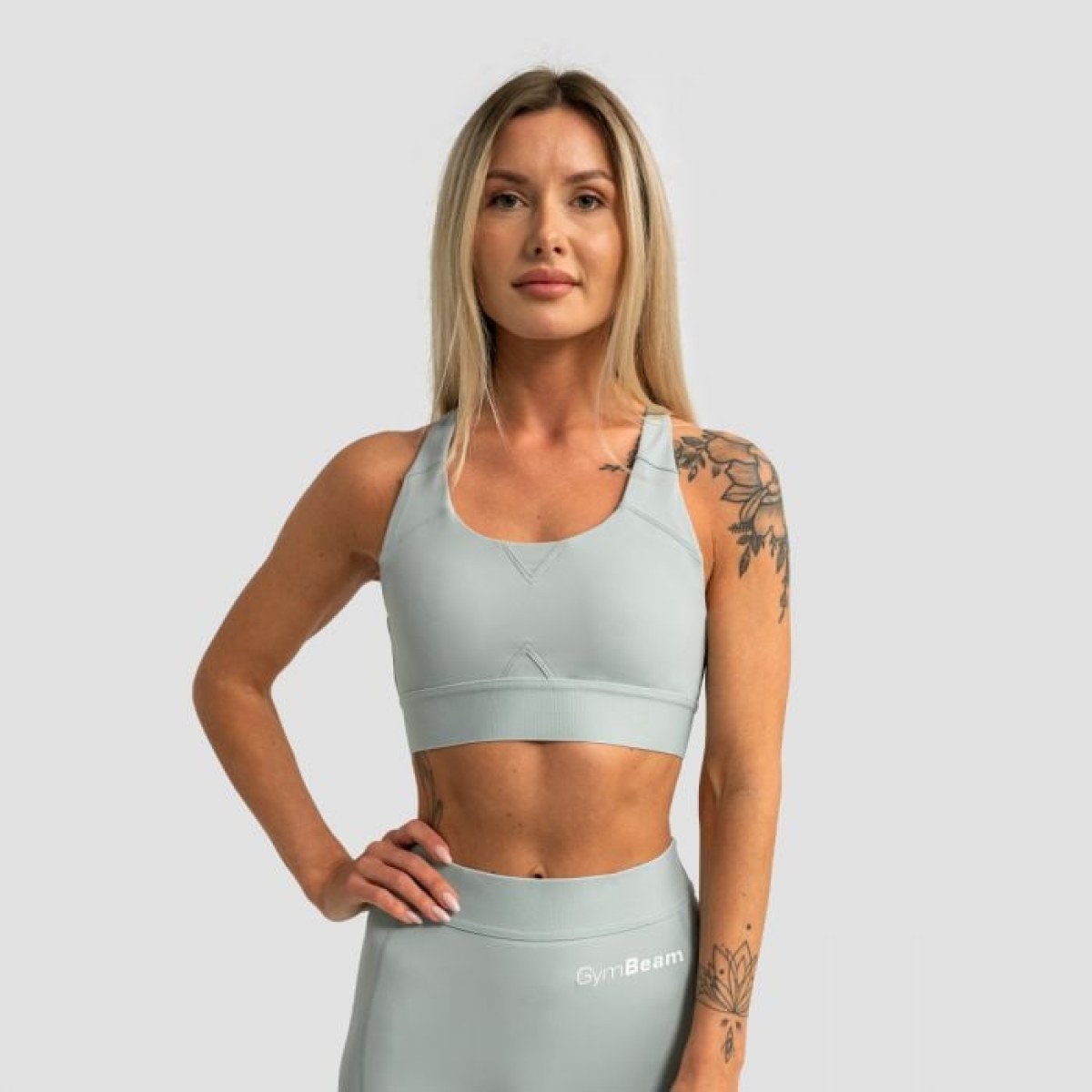 GymBeam Športová podprsenka Limitless Eucalypt SS · záber 1