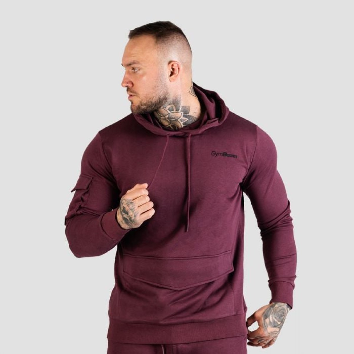GymBeam Mikina TRN Hoodie Eggplant XLXL · záber 1