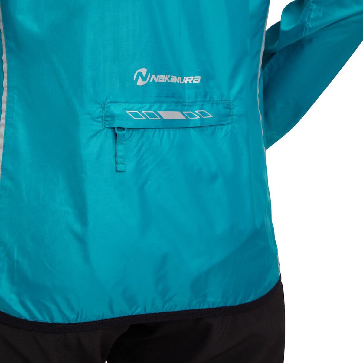 Nakamura Alama III Wind Jacket W - Veľkosť: 40 | Farba: Modrá · záber 4