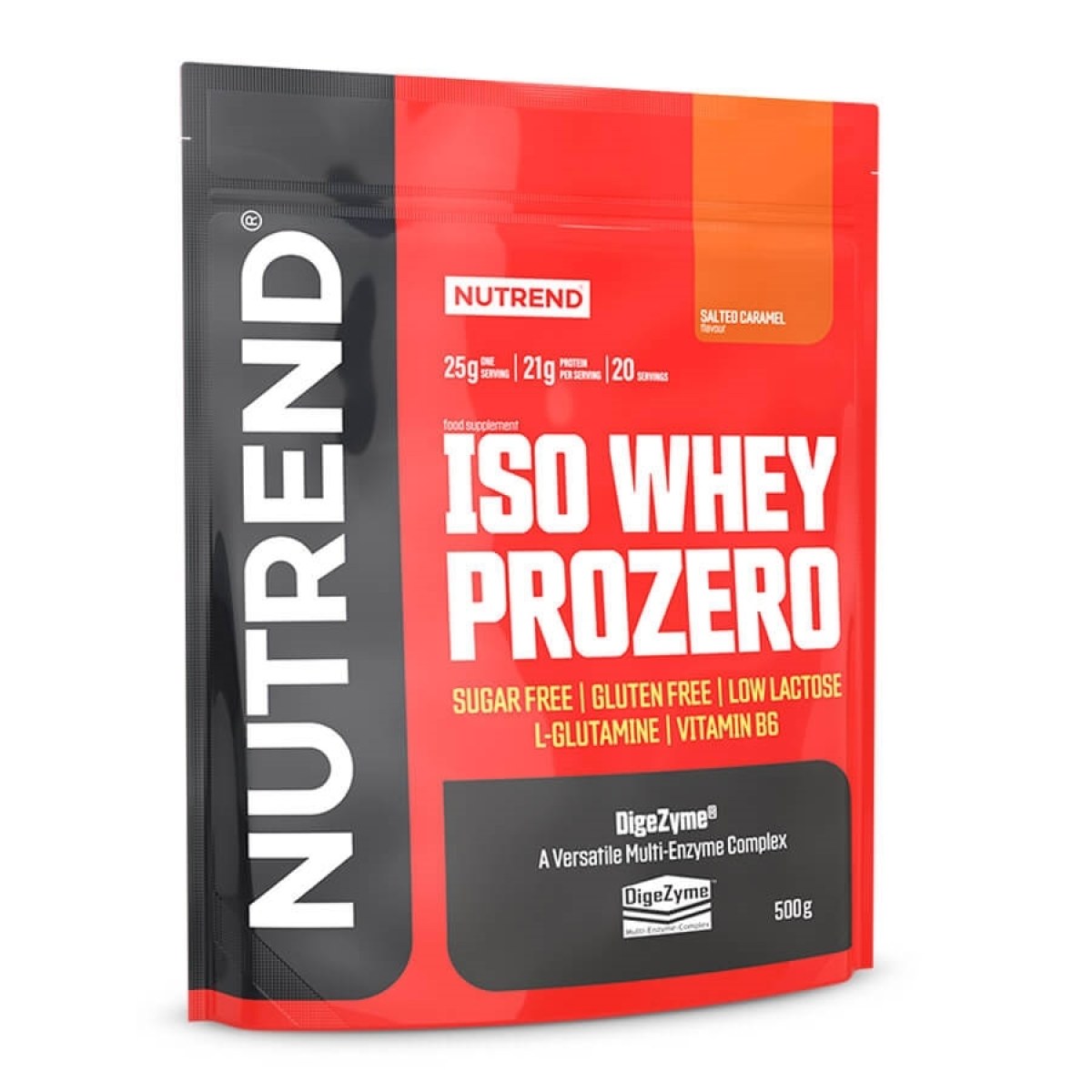 Nutrend ISO WHEY Prozero 500 g slaný karamel · záber 1