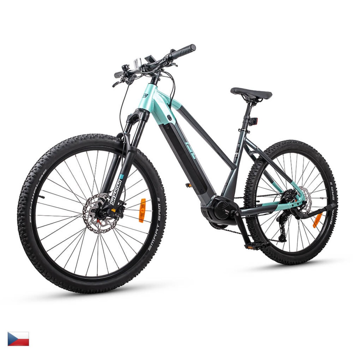 inSPORTline ISL Asuki 630 Wh 27,5" - model 2026 Aqua Blue - 16" (155-170 cm) · záber 1