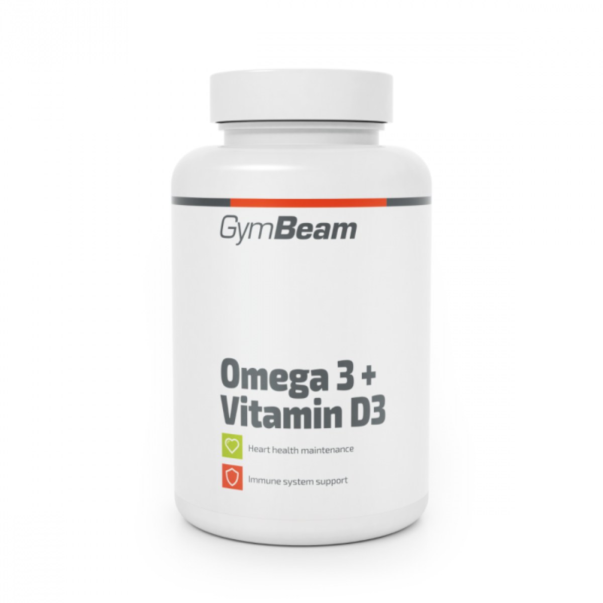 GymBeam Omega 3 + Vitamin D3 - Hmotnosť: 0,126 kg | Balenie: 45 · záber 1