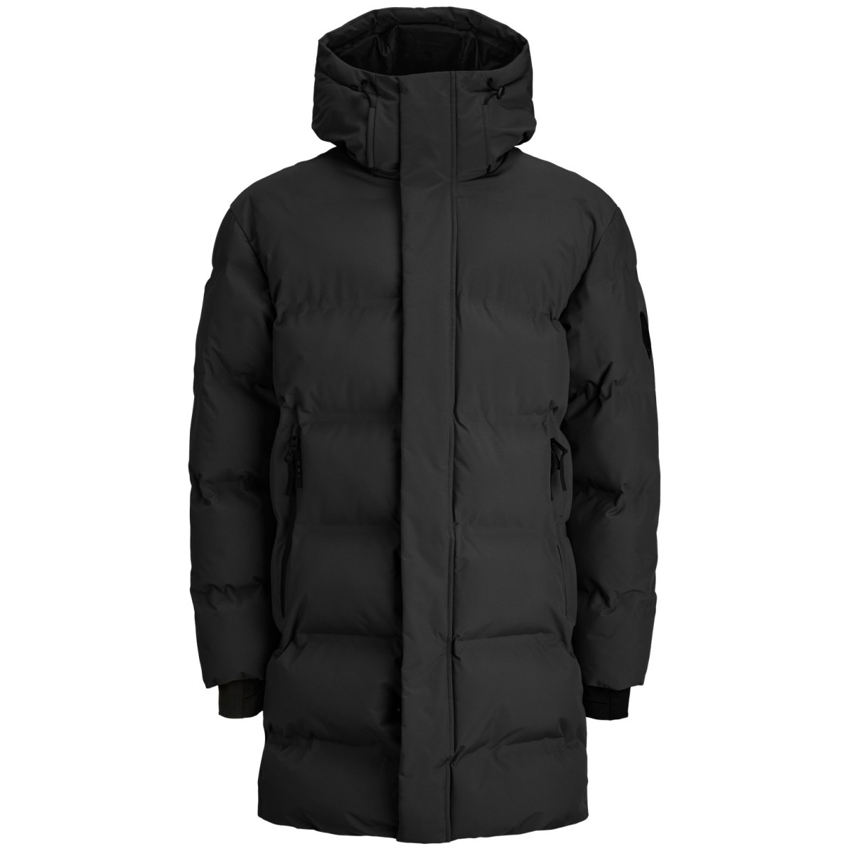 JACK AND JONES Jack & Jones Fushion Long Puffer Jacket Black - Veľkosť: XXL · záber 1