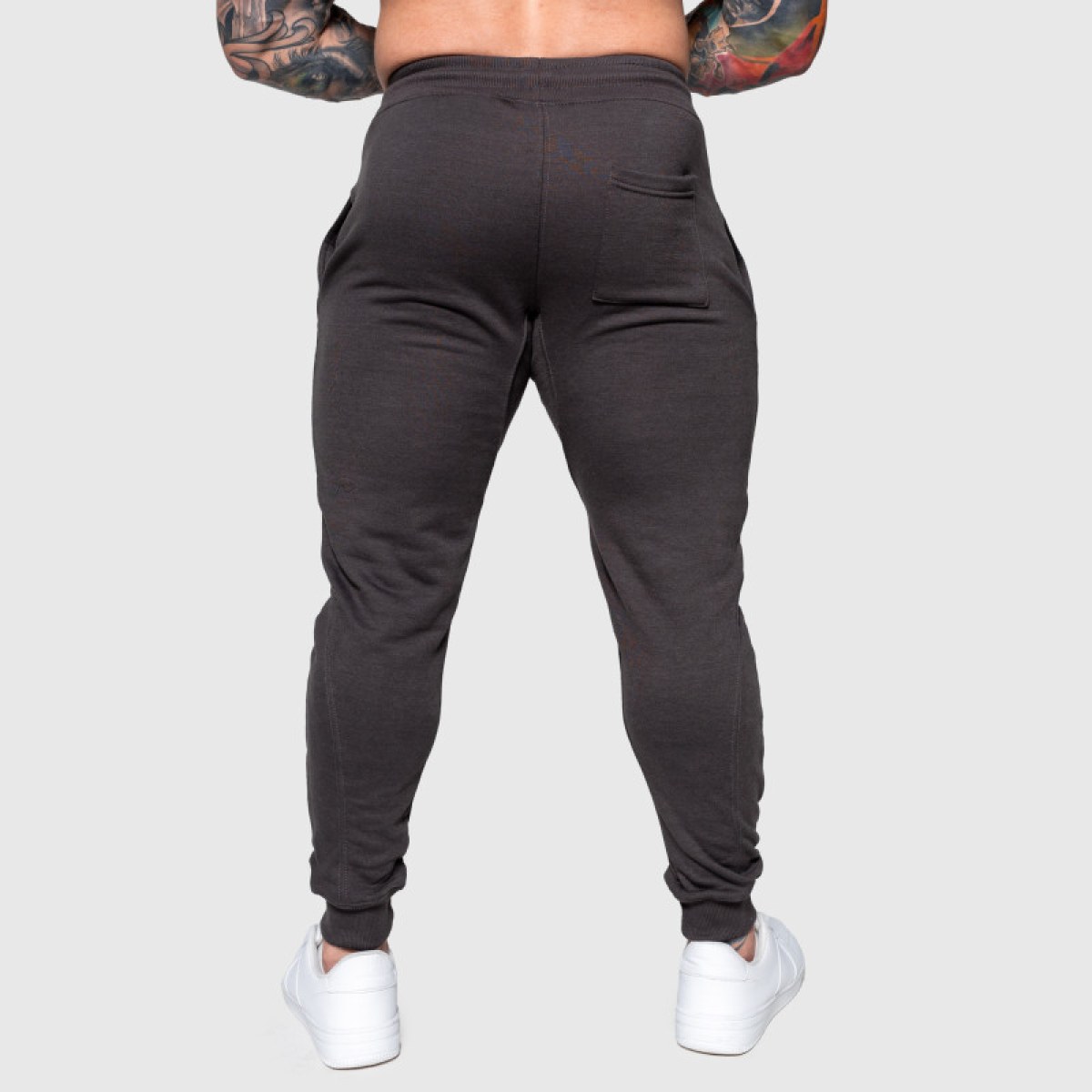 Pánske športové tepláky Iron Aesthetics Flexi, tmavosivé · záber 4