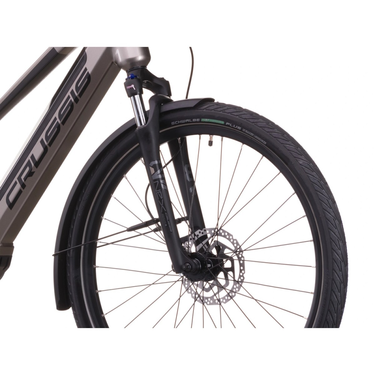 Crussis e-Savela 7.11 518Wh 28" - model 2026 16" (155-170 cm) · záber 5