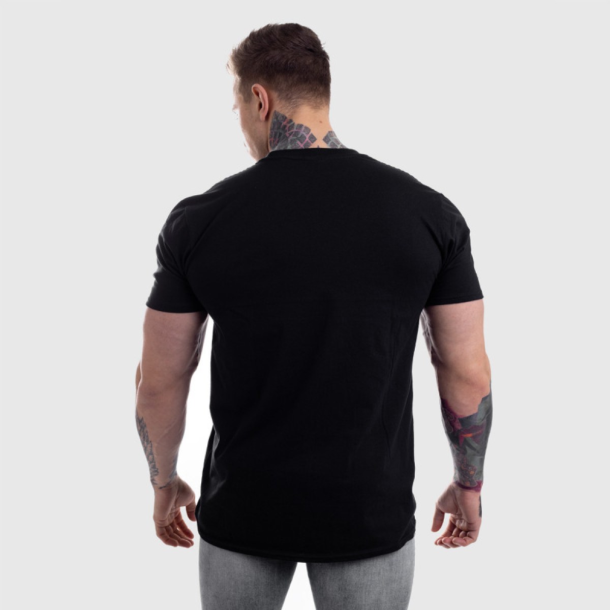 Ultrasoft tričko Iron Aesthetics, čierne · záber 4