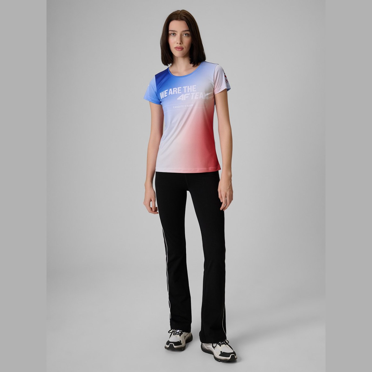 Rýchloschnúce fanúšikovské tričko dámske - multicolor · záber 2