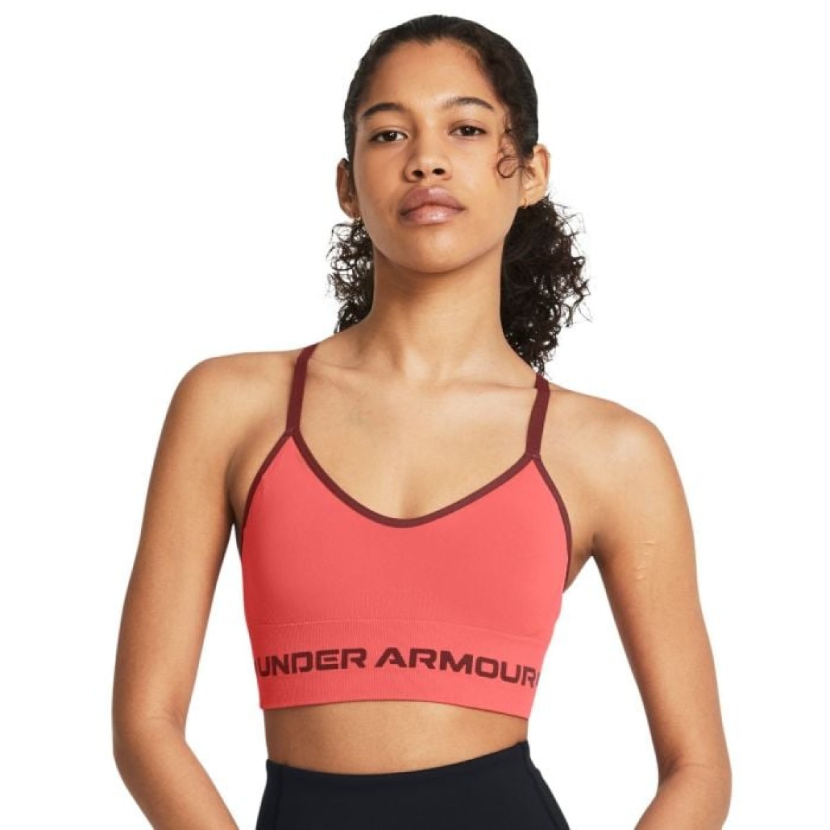 Under Armour Podprsenka Seamless Low Long Bra Pink L · záber 1