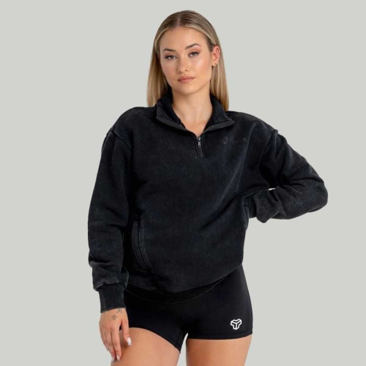 STRIX Dámska mikina Washed Black LL · záber 1