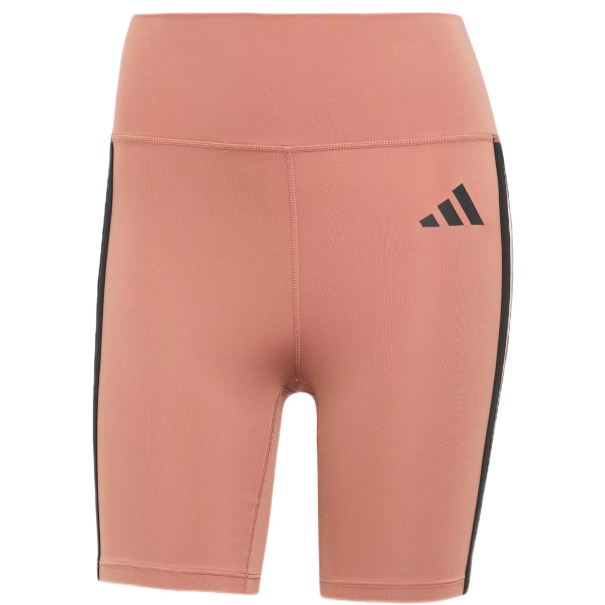Adidas Optime Essentials 3-Stripes Short Leggings W - Veľkosť: L | Farba: Červená, Hnedá · záber 1