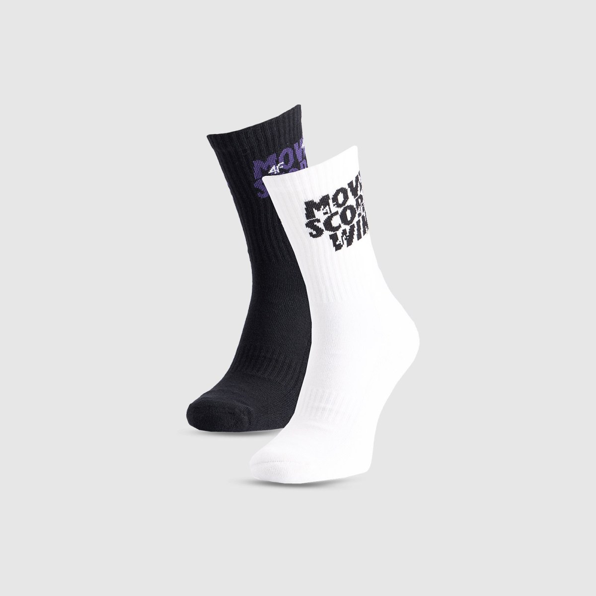 Dámske casual ponožky nad členok (2-pack) - multicolor · záber 2