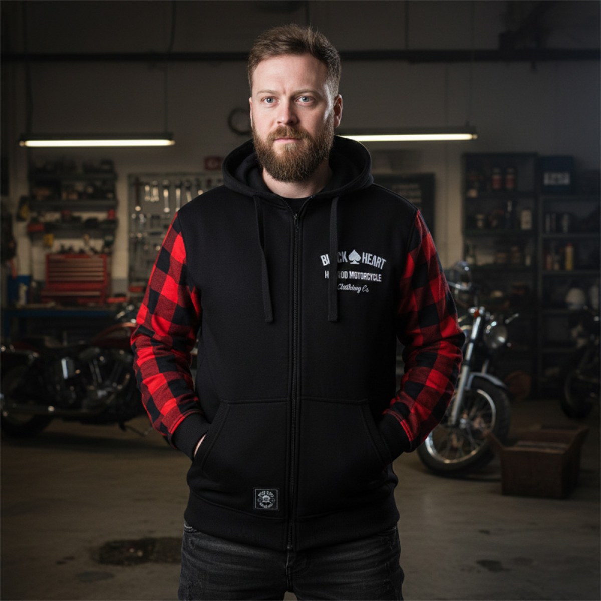 W-TEC Black Heart Ramforge červeno-čierna - M · záber 3