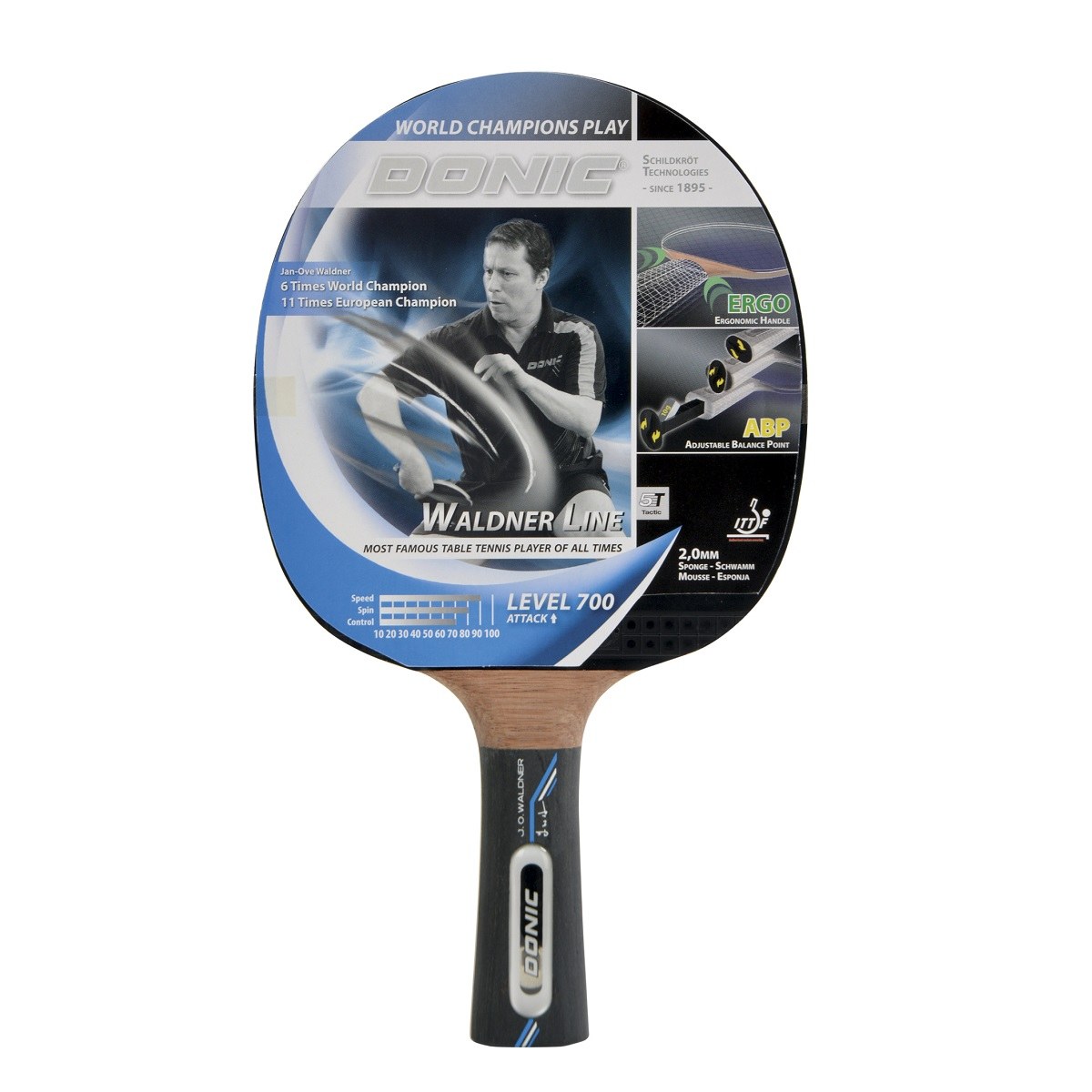 Raketa na stolný tenis DONIC Waldner 700 · záber 1