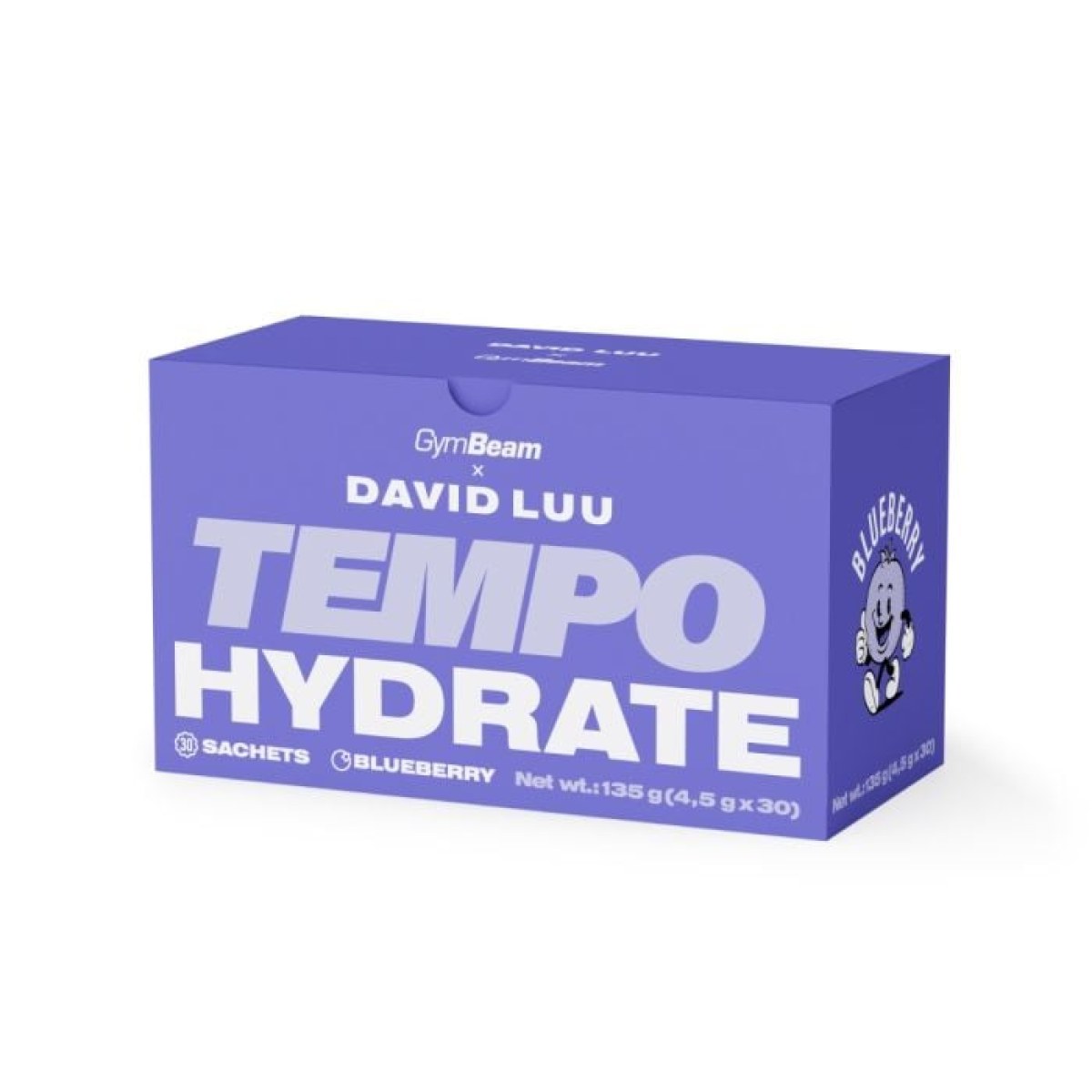 GymBeam TEMPO Hydrate čučoriedka · záber 1
