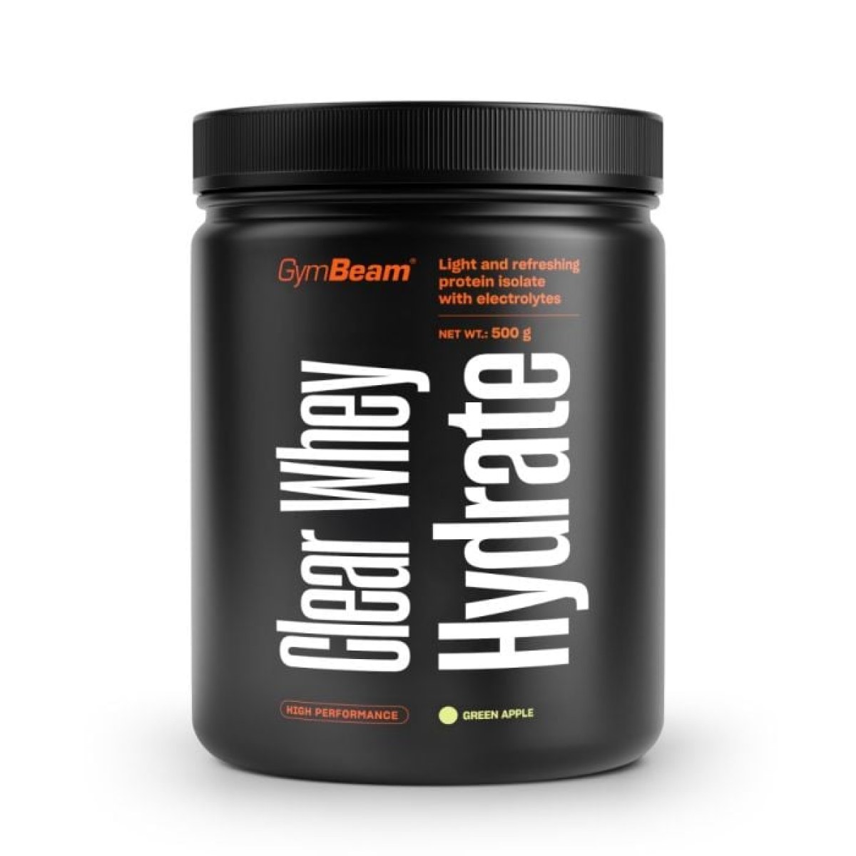 GymBeam Clear Whey Hydrate zelené jablko · záber 1