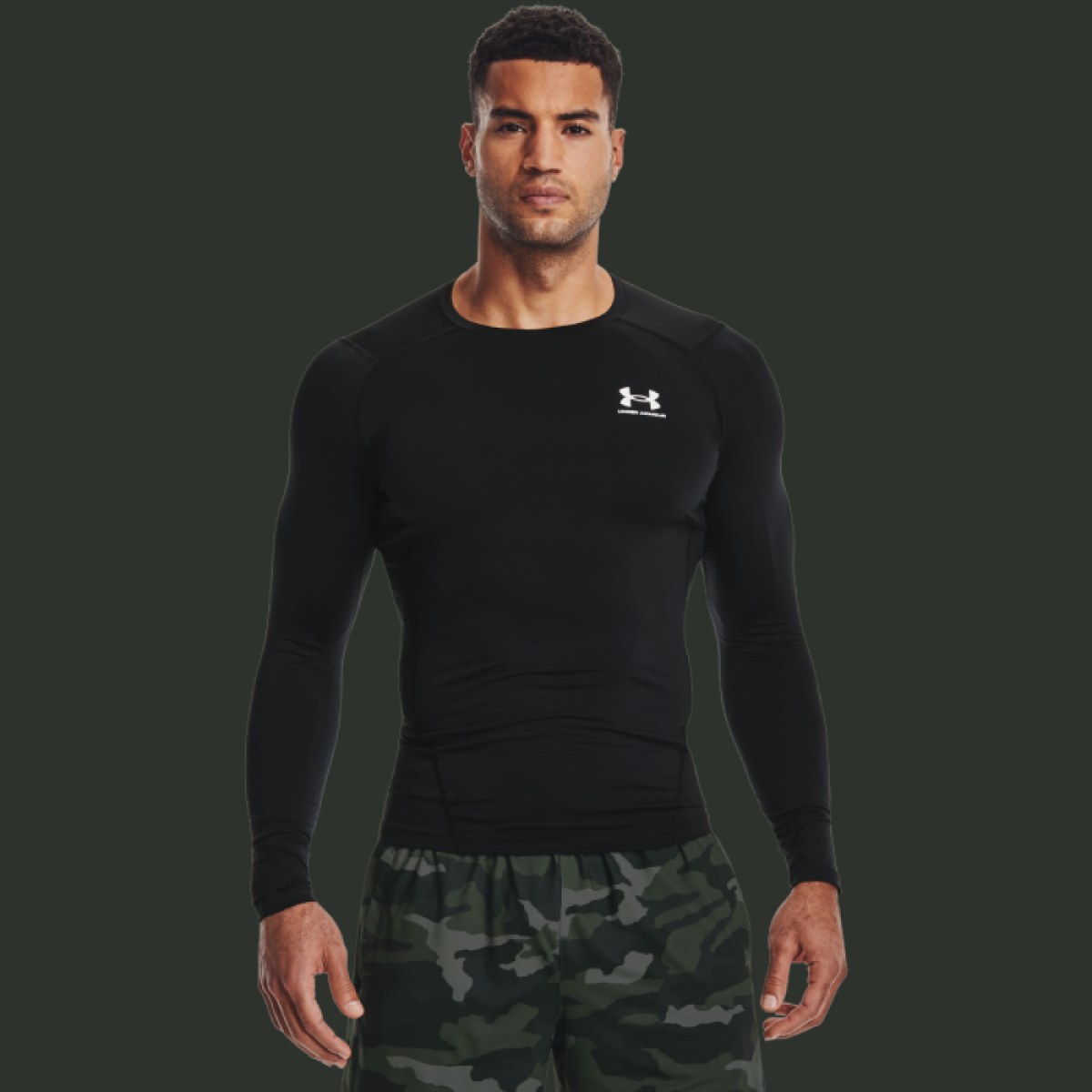 Under Armour Kompresné tričko HG Armour Comp LS Black M · záber 1