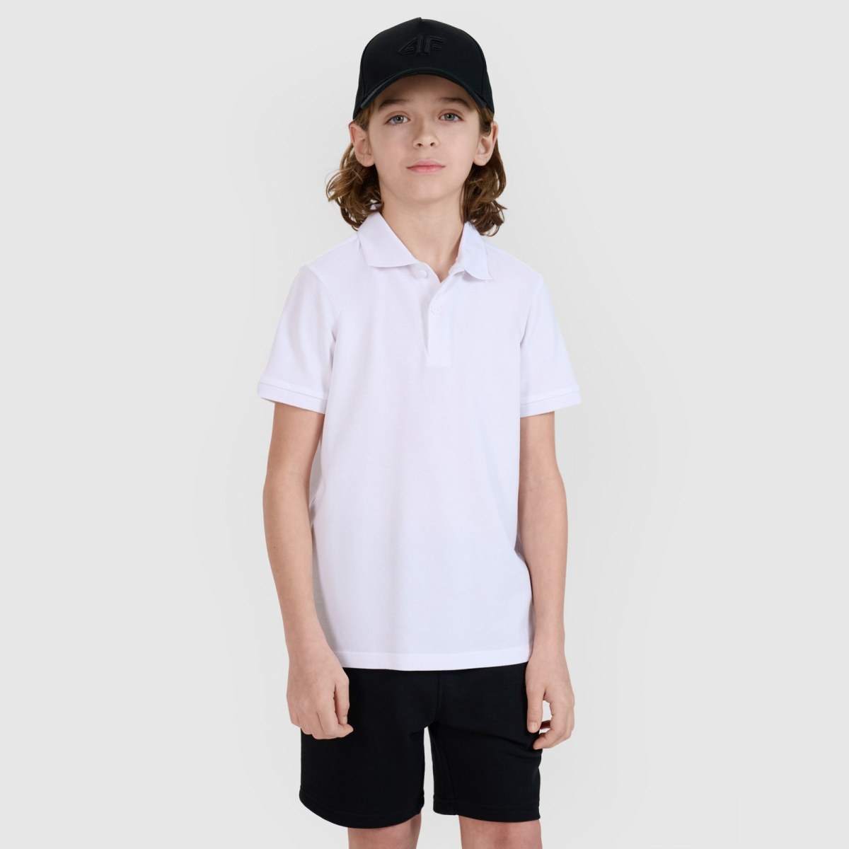 Detské polo tričko - biele · záber 2