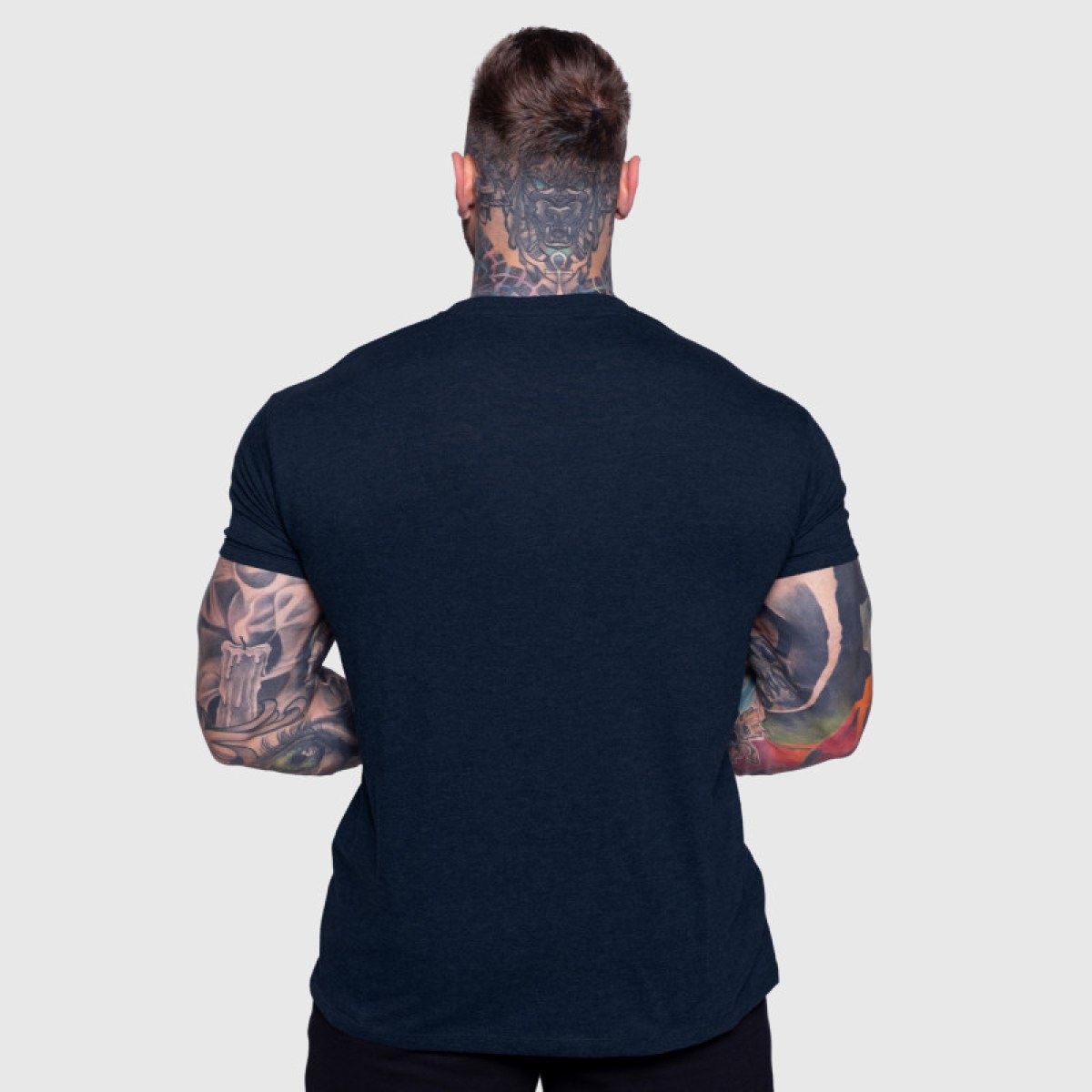 Pánske tričko Iron Aesthetics Slash, navy · záber 3