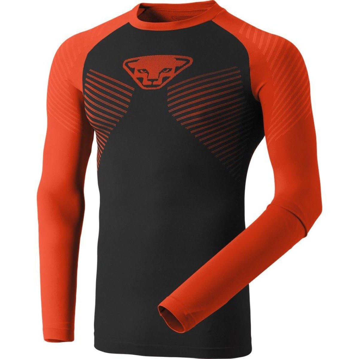 Dynafit Speed Dryarn® LS Shirt M - Veľkosť: S | Farba: Sivá, Oranžová · záber 1