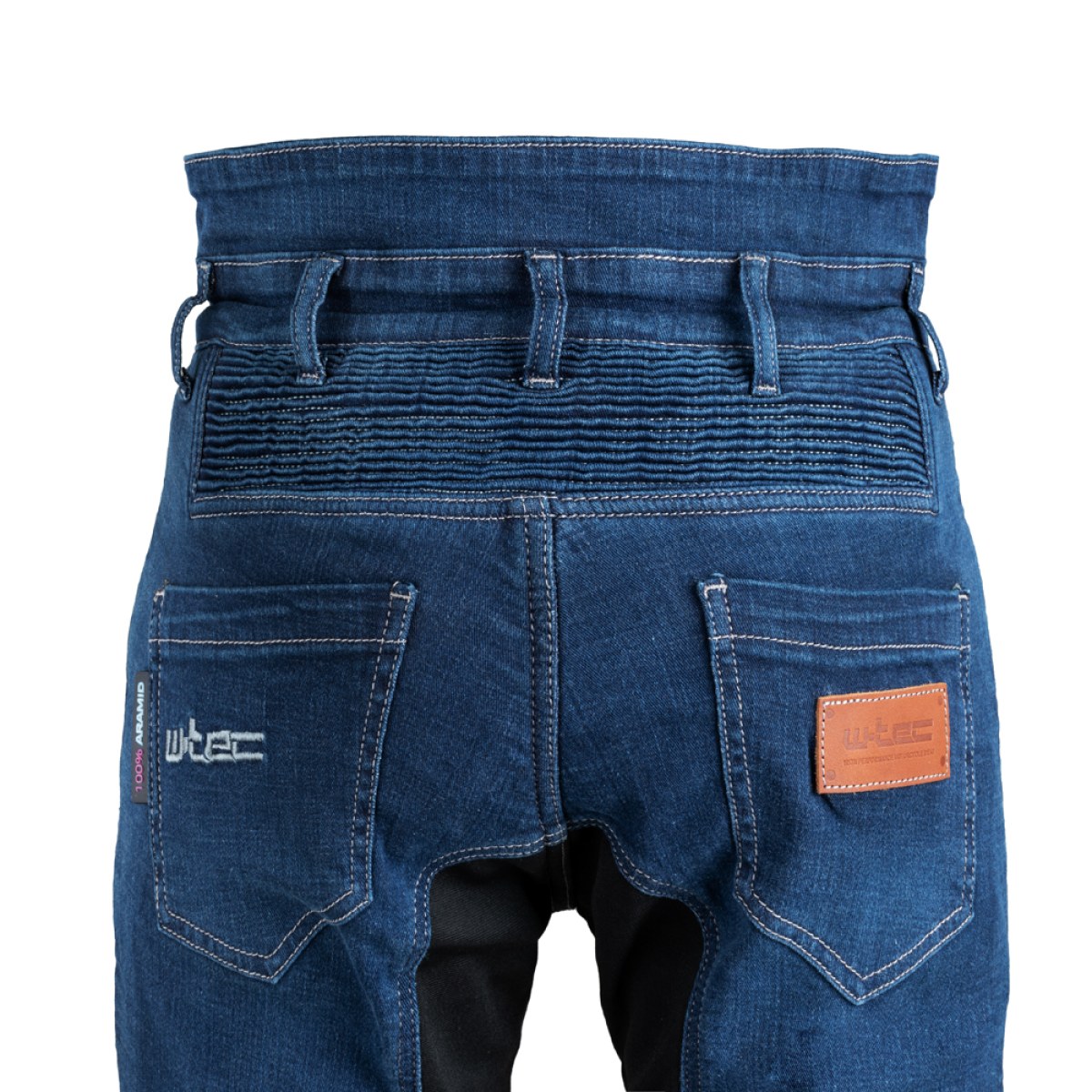 Dámske moto jeansy W-TEC Biterillo Lady - Veľkosť: XXL | Farba: Modrá · záber 4