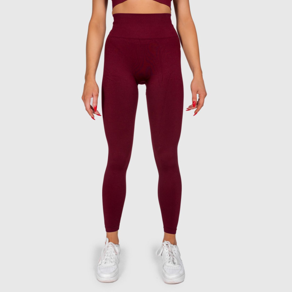 Športové legíny Iron Aesthetics Inspire, bordové · záber 2