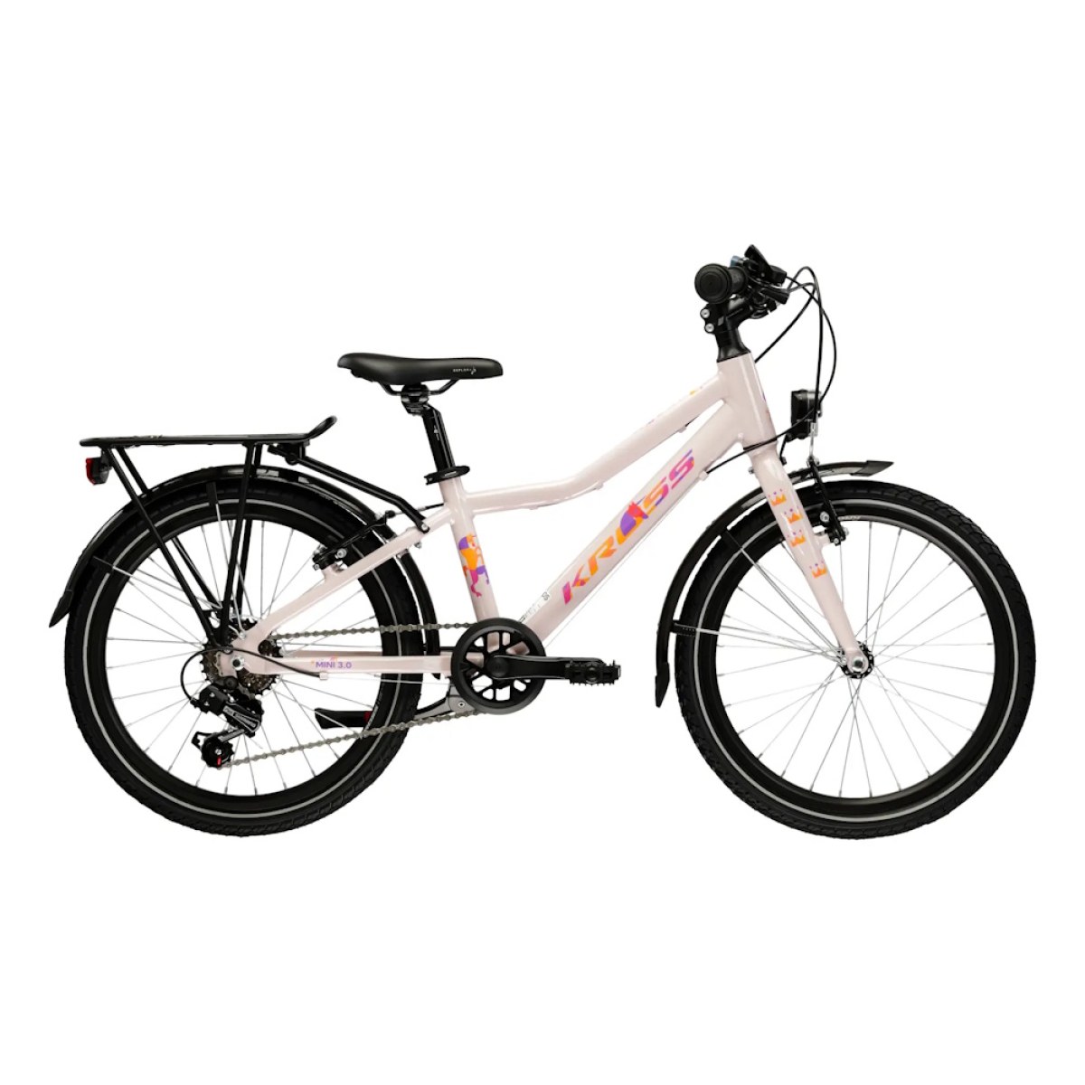 Kross Lea Mini 3.0 EQ 20" - model 2026 ružová/ružová/lesk - 11" (110-130 cm) · záber 1