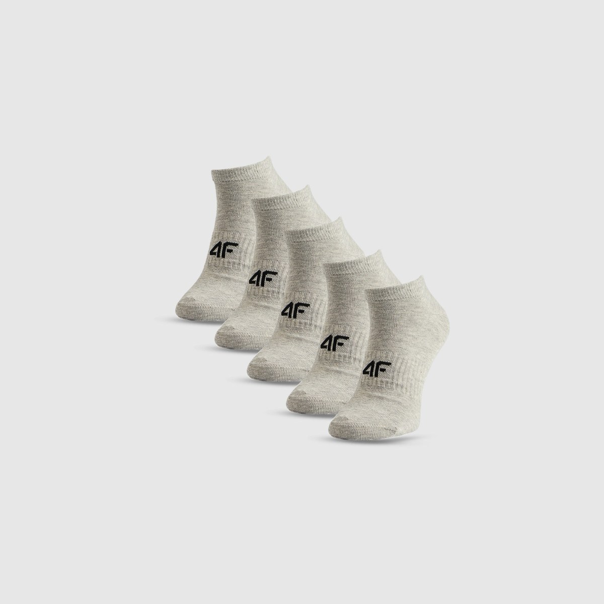 Ponožky členkové (5-pack) pánske - sivé · záber 1