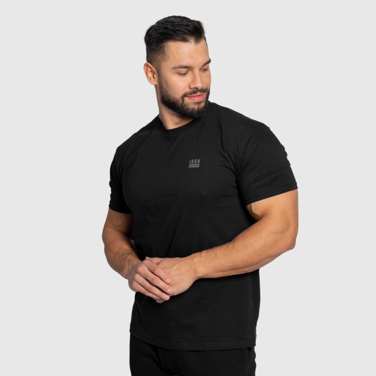 Pánske tričko Iron Aesthetics Blackout, čierne · záber 5