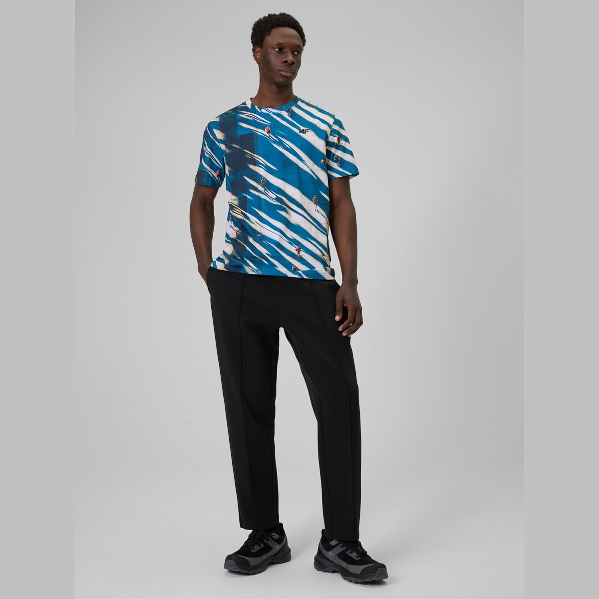 T-shirt regular s potlačou pánsky - multicolor · záber 4