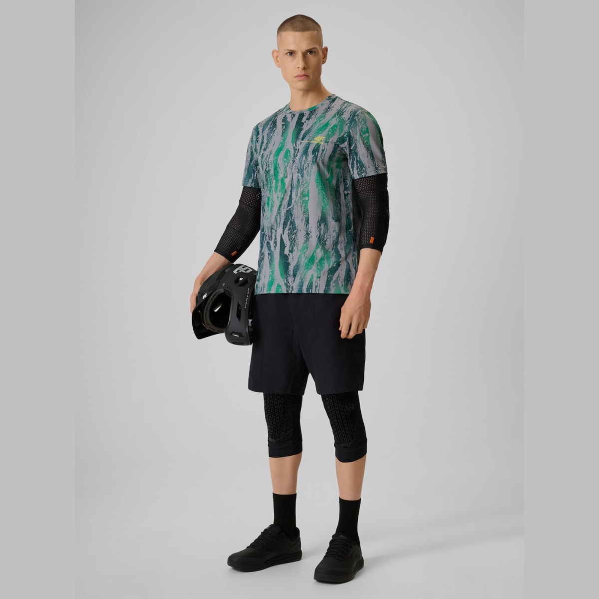 Pánsky cyklistický dres - zelený · záber 2