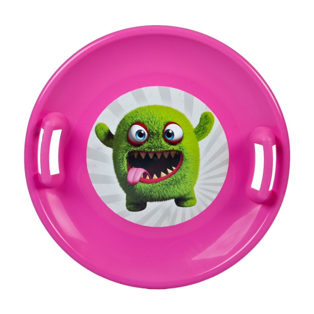 STT Talíř na sníh ružová monster · záber 1