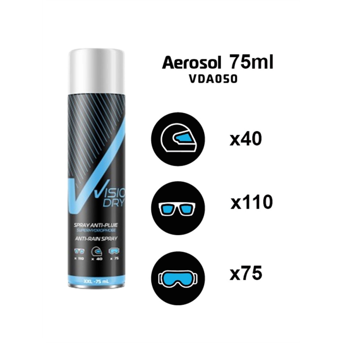 VisioDry Superhydrofobní aerosol 75ml · záber 1