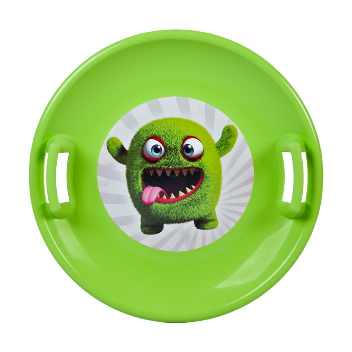STT Talíř na sníh zelená monster · záber 1