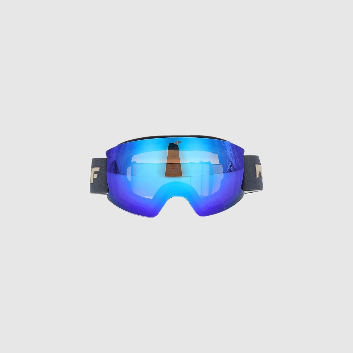 Unisex snowboardové okuliare s viacfarebnou vrstvou - tmavomodré · záber 1