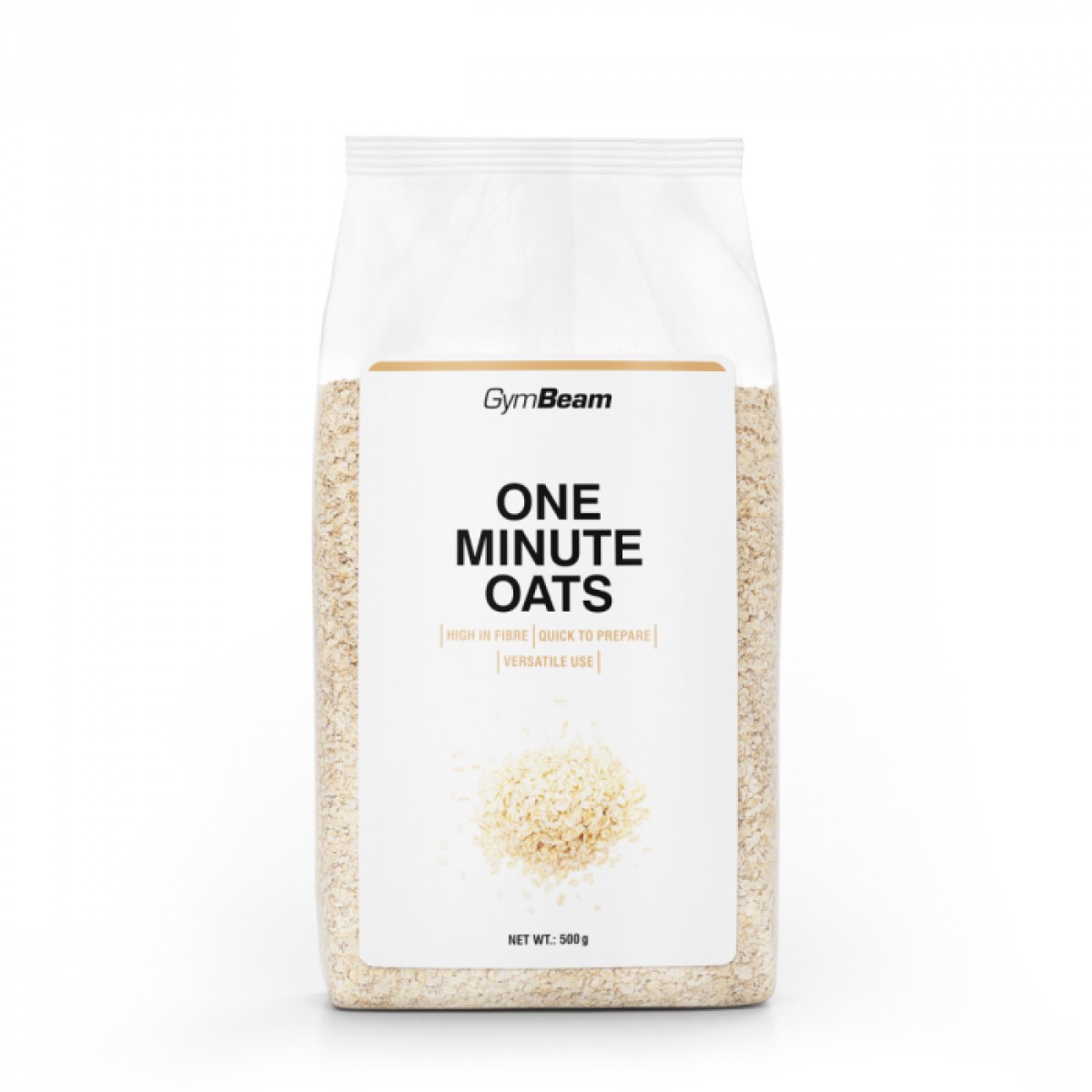 GymBeam Minútové ovsené vločky - Hmotnosť: 0,5 kg | Balenie: 20 · záber 1