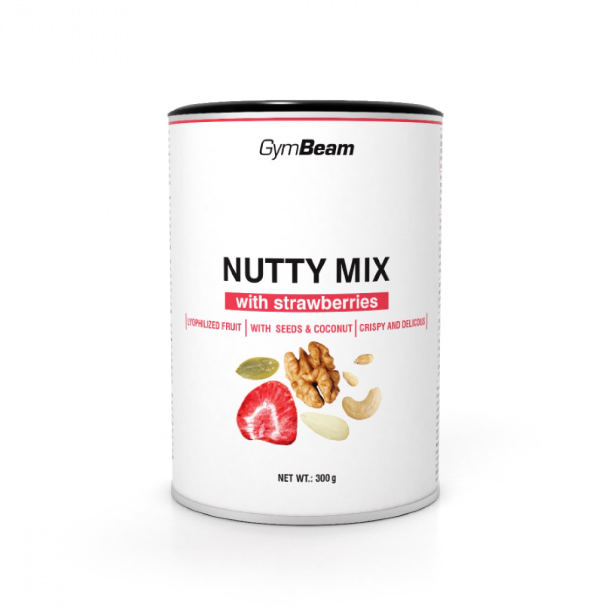 GymBeam Nutty Mix s jahodami · záber 1
