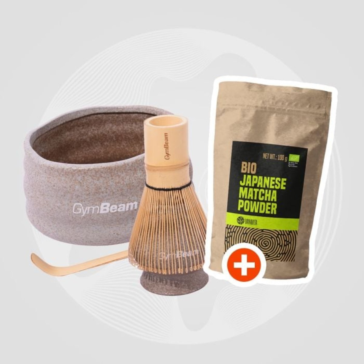 GymBeam Matcha čajová súprava · záber 1