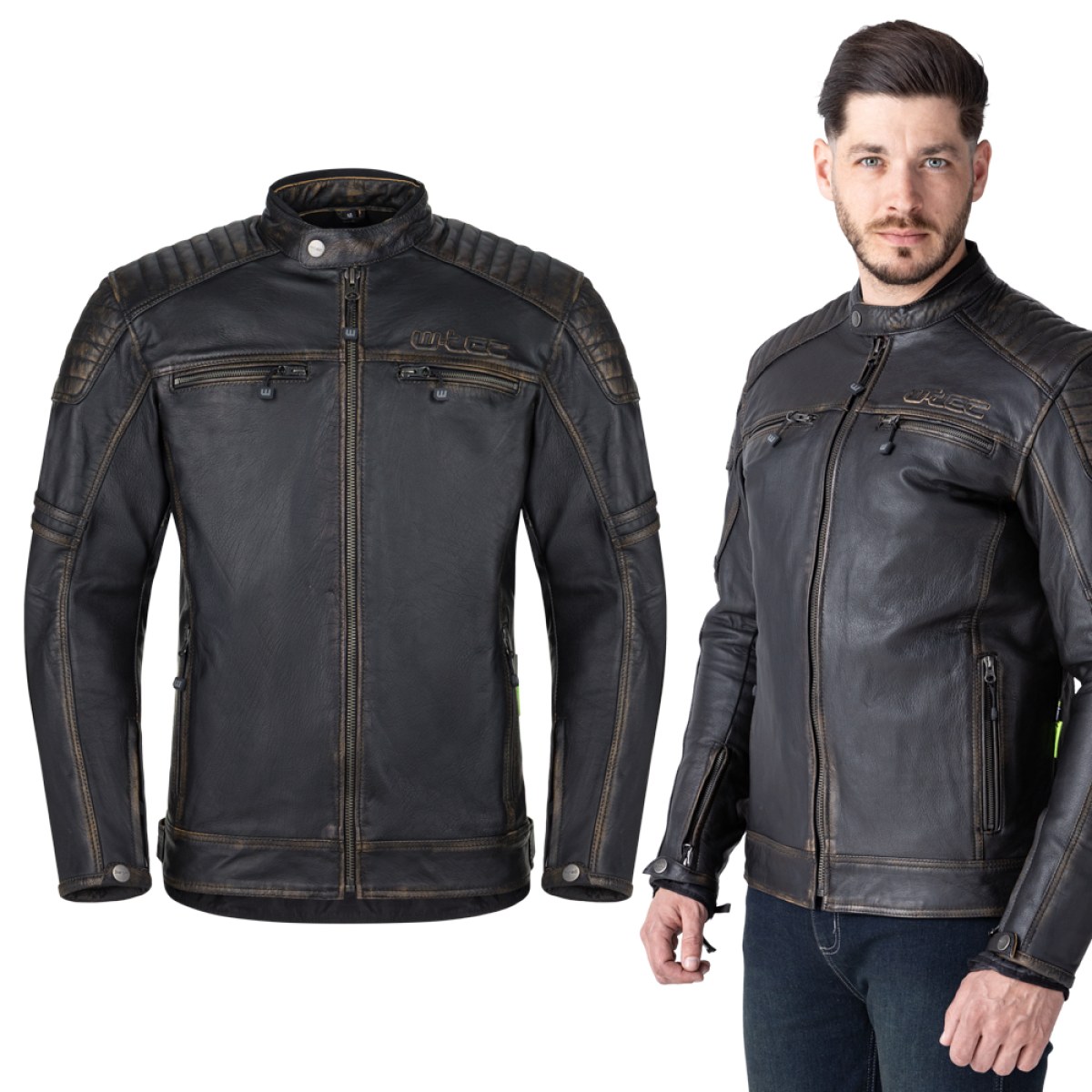 W-TEC Mungelli EVO vintage čierno-hnedá - S · záber 1