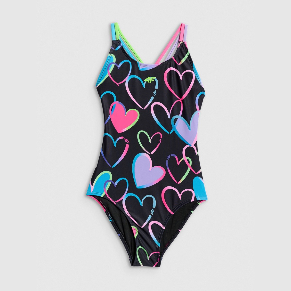 Jednodielne plavky dievčenské - multicolor · záber 1