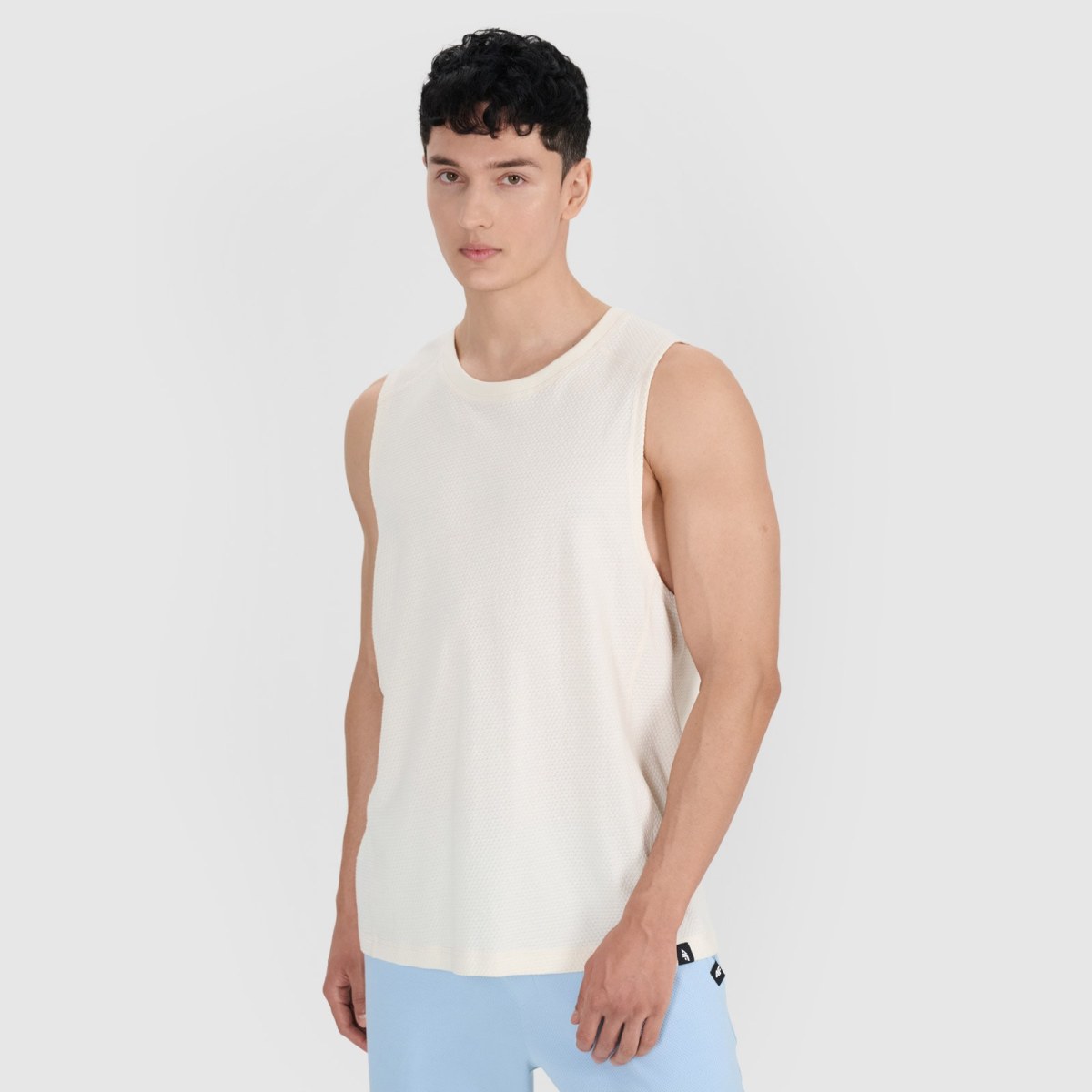 Pánske oversize tielko - biele · záber 1