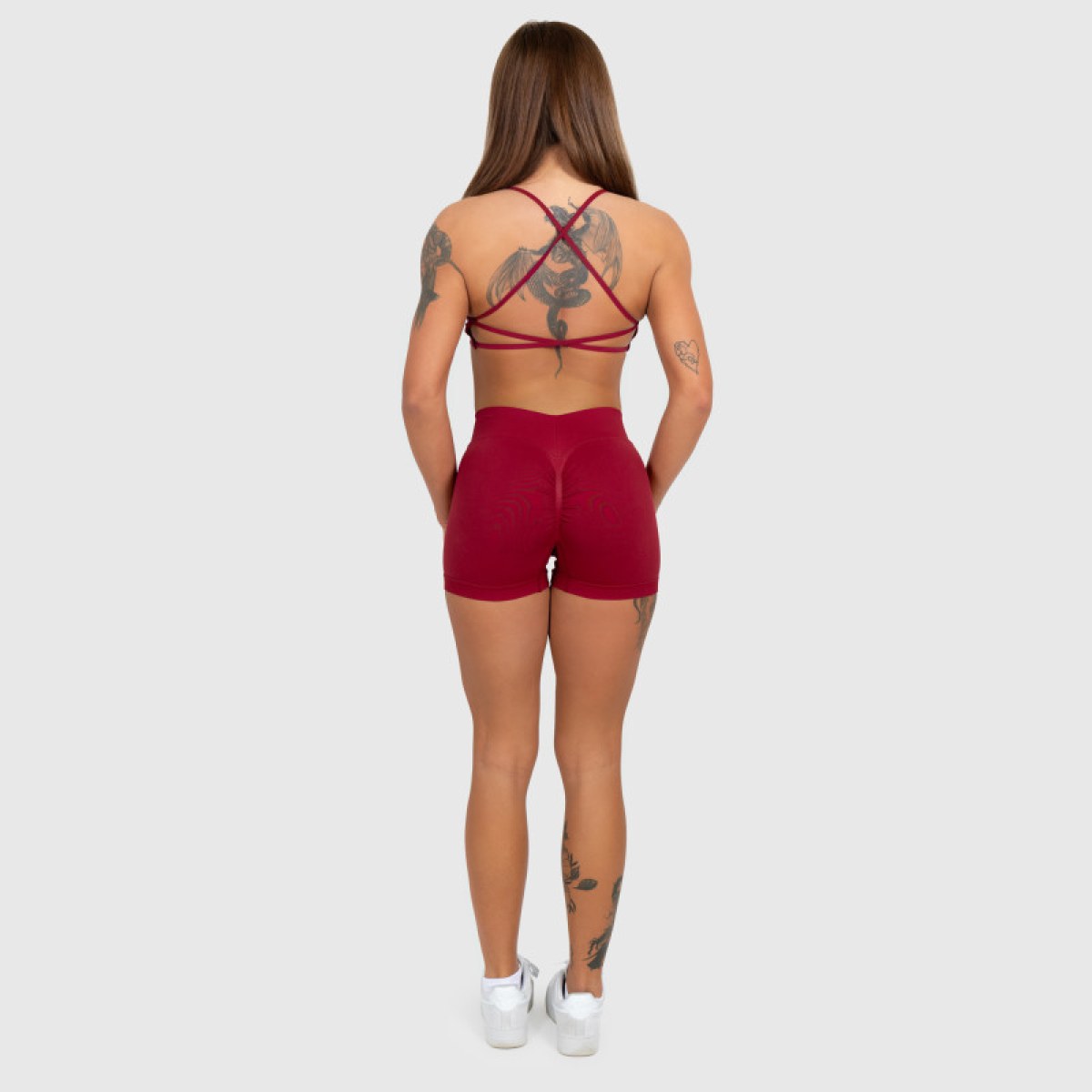 Športový set Iron Aesthetics Shape, bordový · záber 4