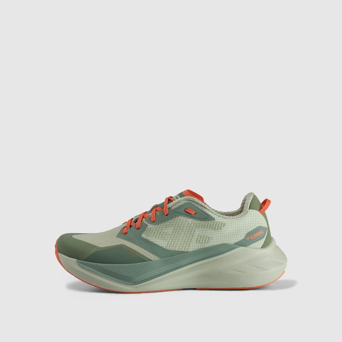 Pánska nízka bežecká obuv Flow Run 1.0 - olivová/khaki · záber 1