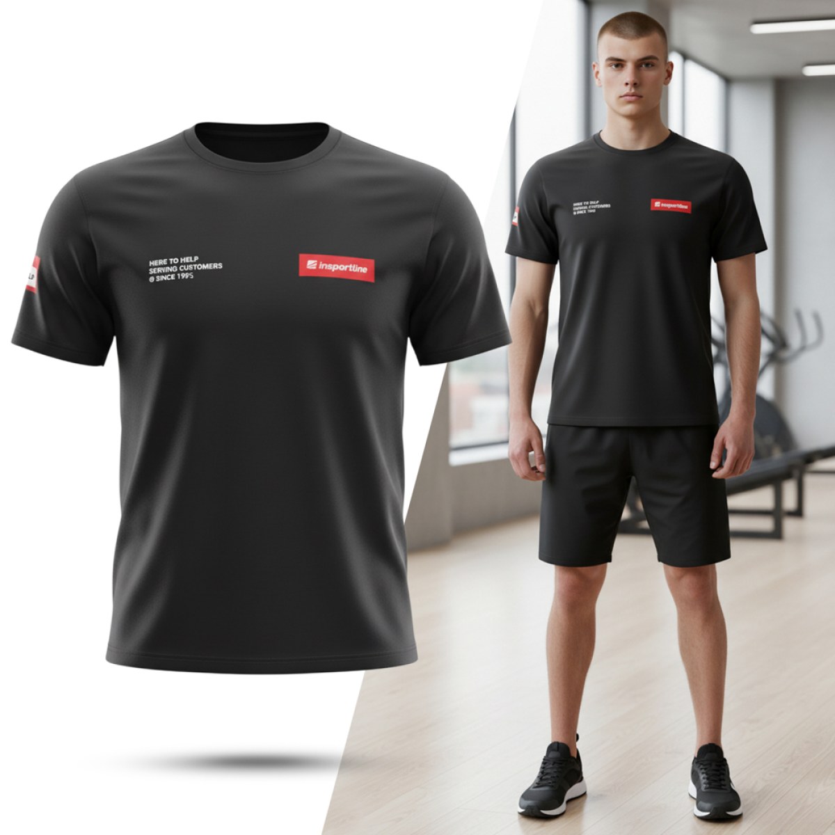 inSPORTline tričko Signature čierna - 3XL · záber 1
