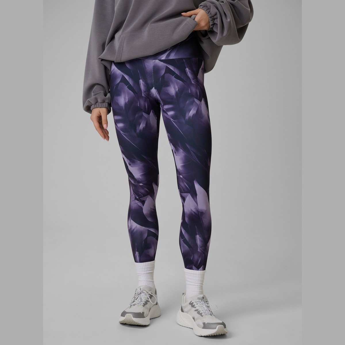 Dámske úpletové legíny - multicolor · záber 2