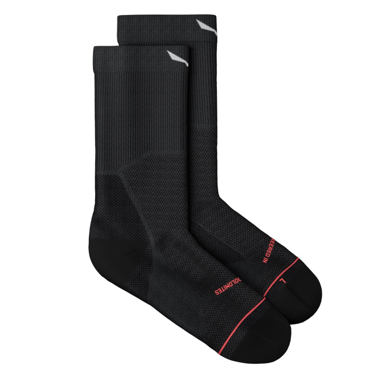 Salewa Eagle Light Crew Sock M - Veľkosť: 45-47 | Farba: Čierna, Sivá · záber 1
