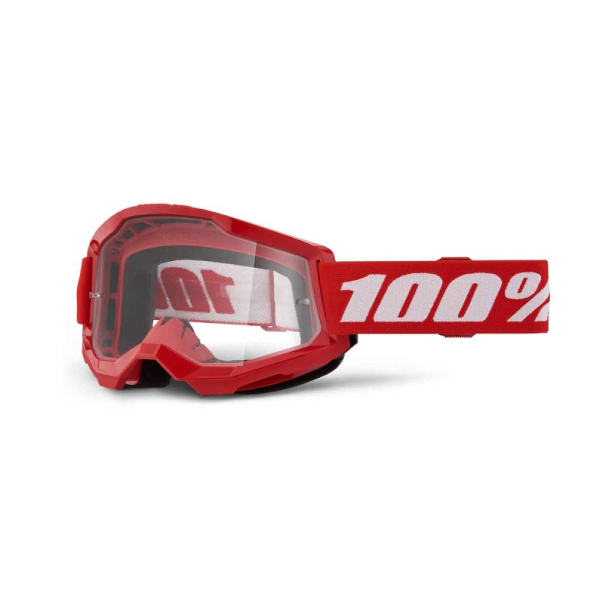 100% Strata 2 New Red, číre plexi · záber 1