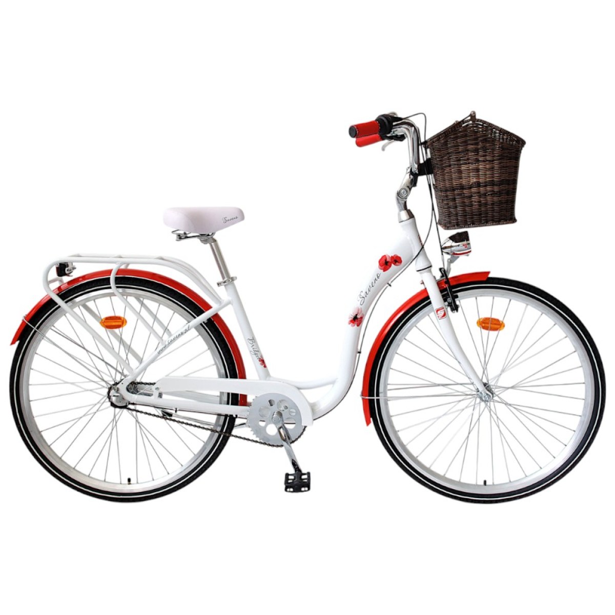 Saveno Bridget NEX7 28" - model 2025 biela - M (17", 160-180 cm) · záber 3