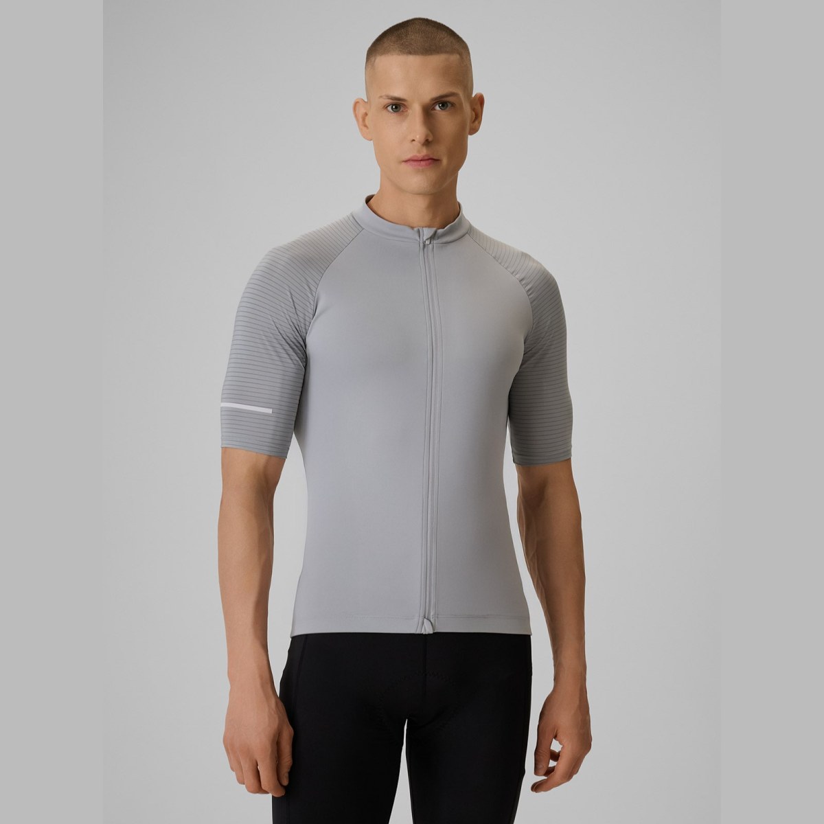 Pánsky cyklistický dres - sivý · záber 1
